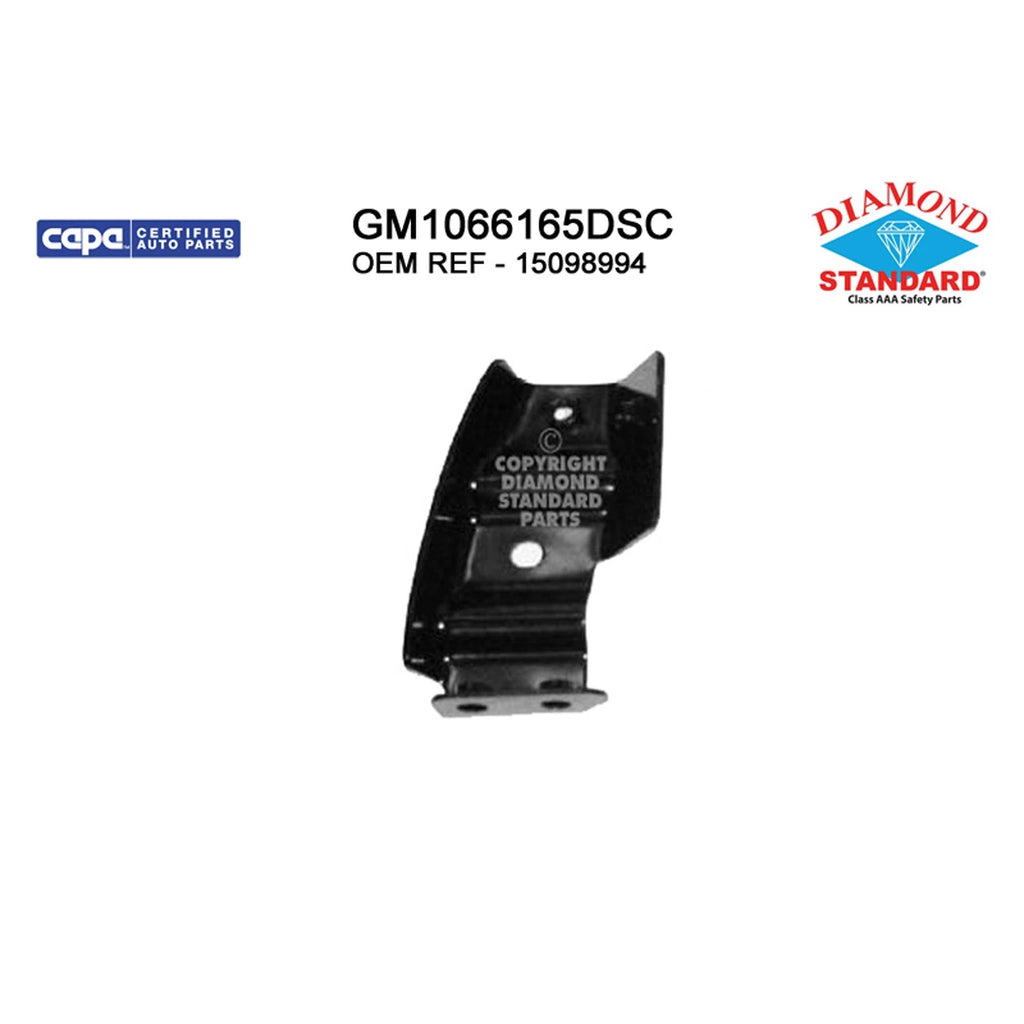 Replacement Steel Front Driver Side Outer Bumper Bracket (See Compatible Chart)