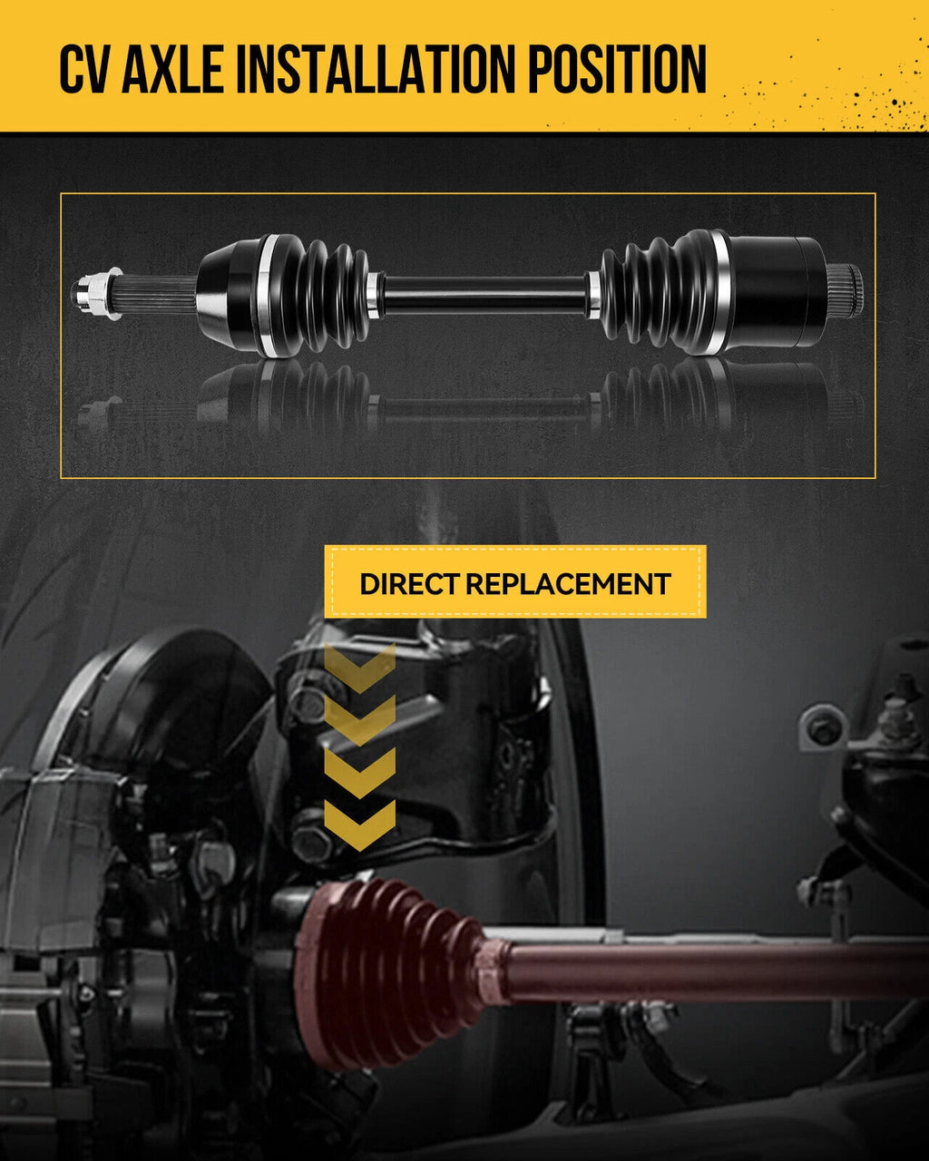 Front Left CV Axle Shaft Assembly for Honda Civic 1.7L (2001–2005)