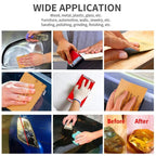 42 Pcs Wet Dry Sandpaper Set 230x93mm Grit 120-3000 for Wood