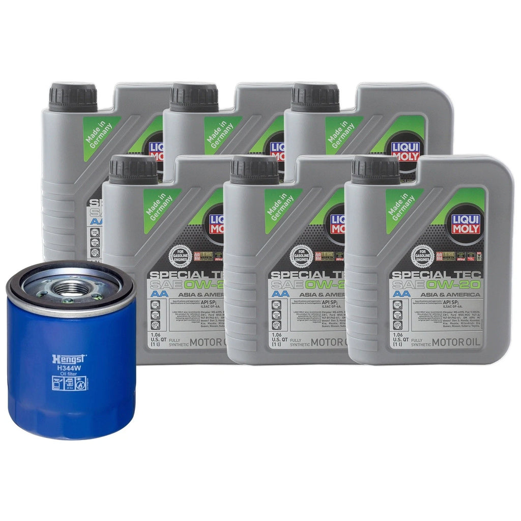 6L Liqui Moly SpecialTecAA 0W20 Engine Oil Change Kit for Acadia Envision (2017–2023)
