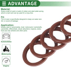 Set of 5 Oil Seal Rotary Shaft Seal FKM Rubber 28x35x4mm