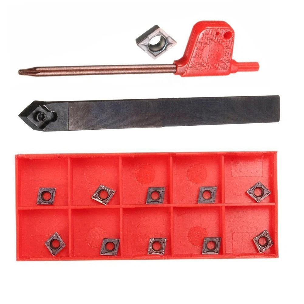 Carbide Inserts for CNC Machining (Set of 10)