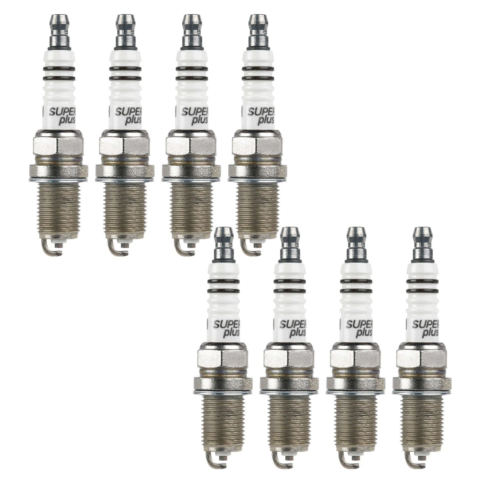 Set of 8 Bosch Super Plus Nickel Spark Plugs for Bentley Chevrolet Rolls-Royce V8