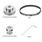Timing Pulley Kit 20T 48T for 3D Printer Automation (Compatible with )