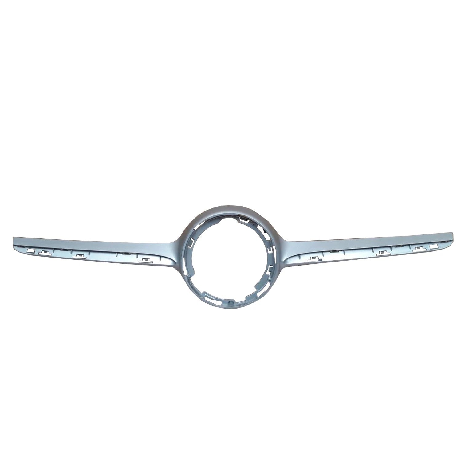 Replacement Silver ABS Plastic Front Center Grille Molding-See Compatible Chart