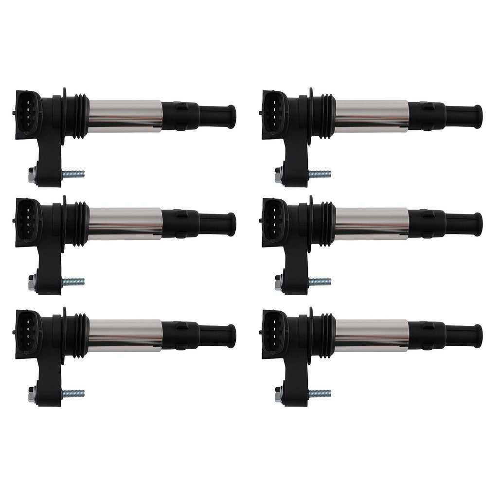 Ignition Coil Set of 6 for Cadillac CTS SRX STS V6 (2004–2009)