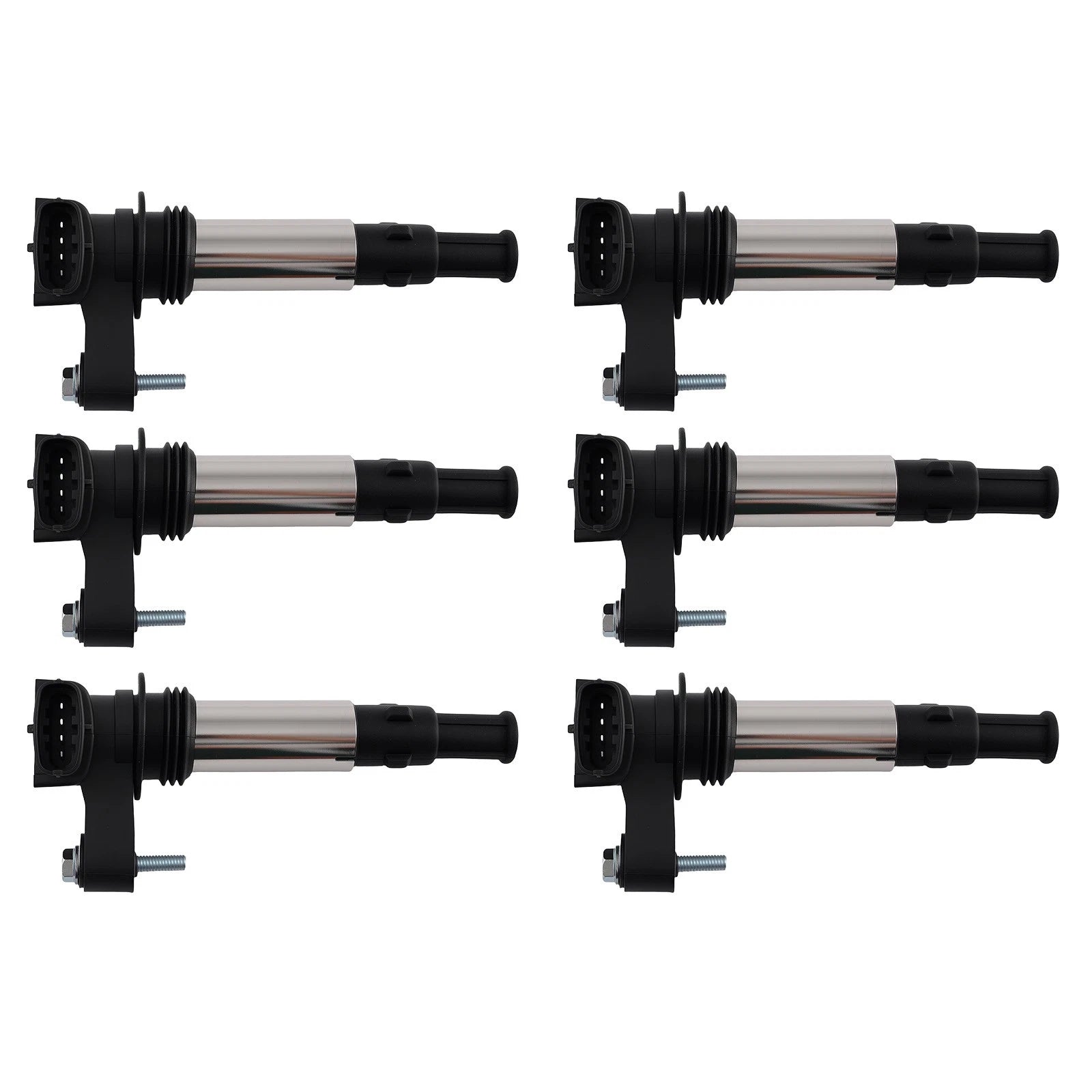 Ignition Coil Set of 6 for Cadillac CTS SRX STS V6 (2004–2009)