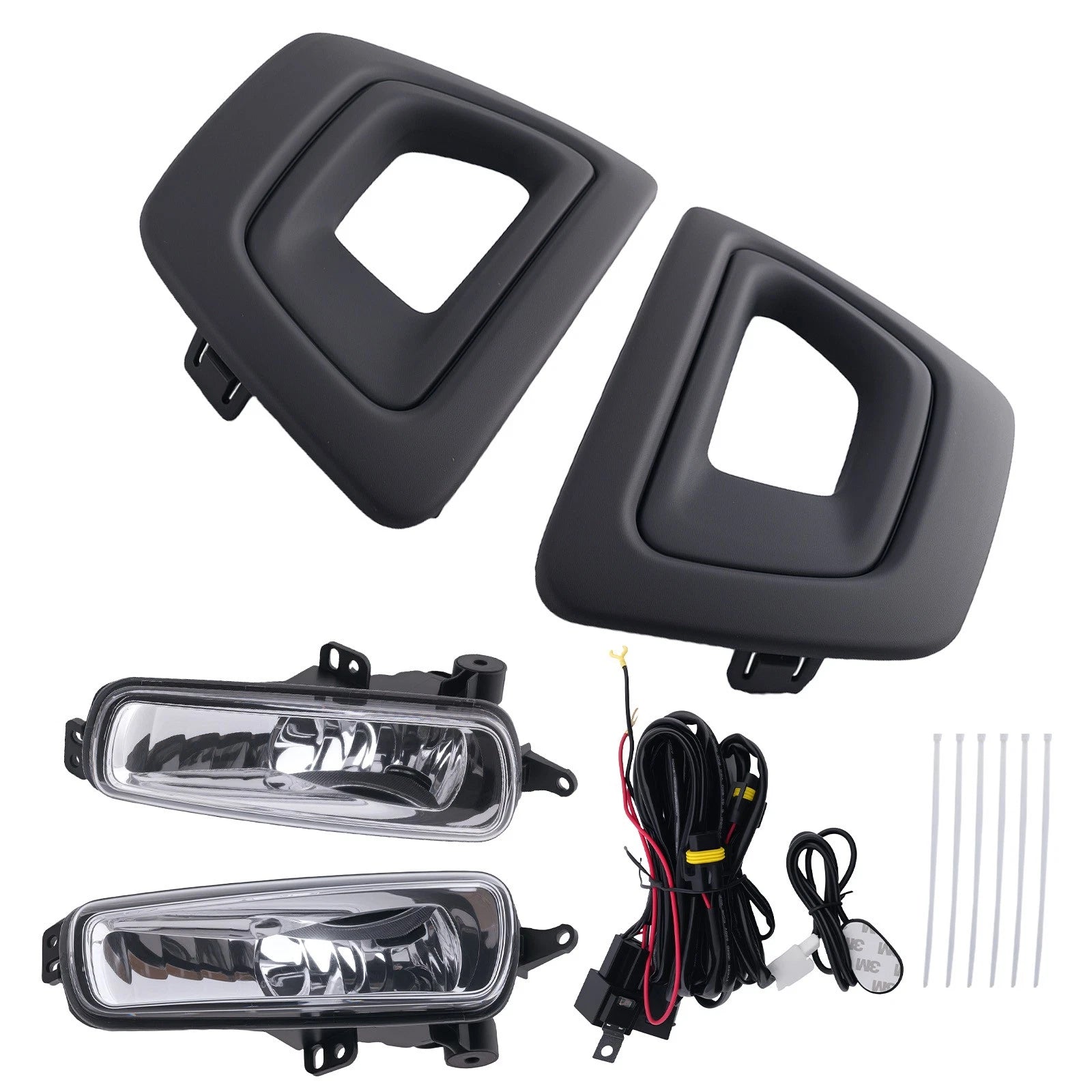 Fog Light Lamps + Switch + Bezels for Ford Transit (2020–2023) KK3Z17B814BD