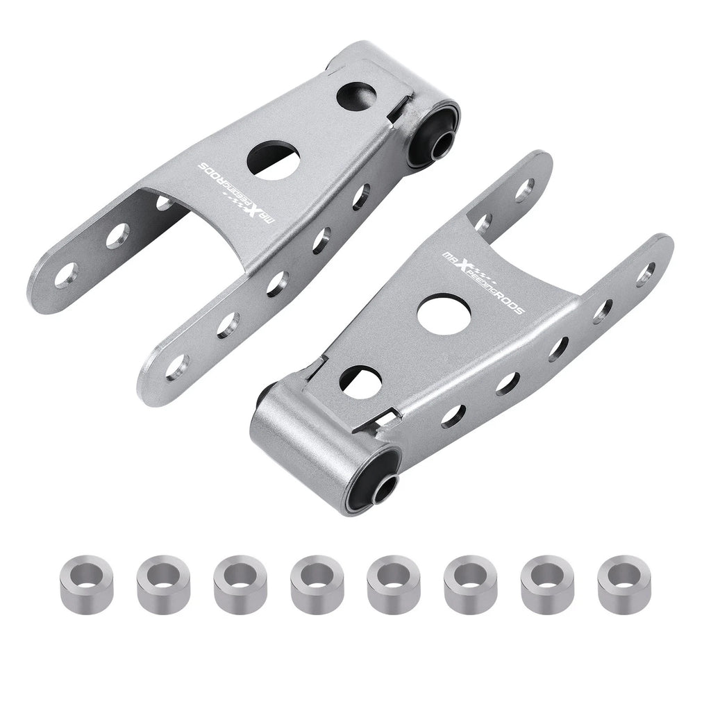 2"-3" Rear Lowering Drop Shackle Kit for Chevrolet Silverado (2007–2018)