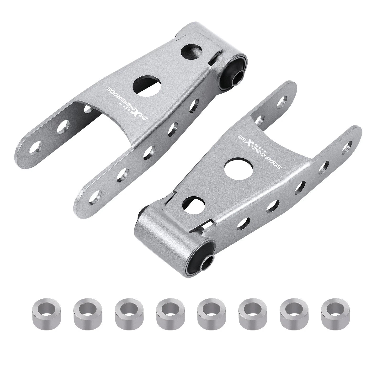 2"-3" Rear Lowering Drop Shackle Kit for Chevrolet Silverado (2007–2018)