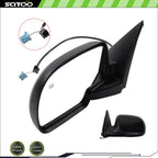 Driver Side Mirror for Chevy Silverado 1500 (2003–2006) Power Heated Black