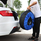 Set of 2 Tyre Cases for Blue 420D and Black 600D