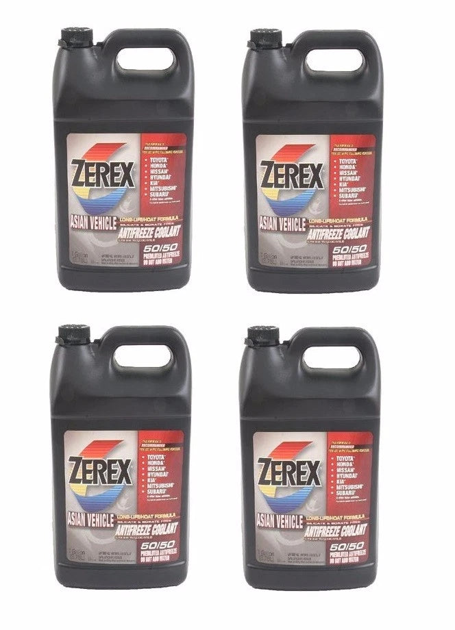4 Gallons ZEREX Engine Coolant Antifreeze Pink for Lexus Toyota