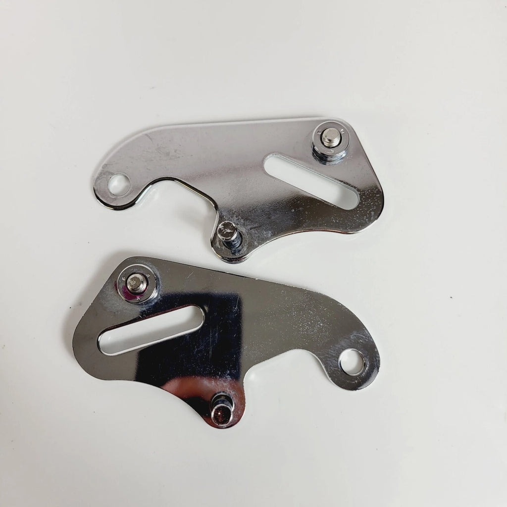 Set of 2 Chrome Seat Strap Bracket Buckles for Harley-Davidson Touring (2014–2023) 52400015