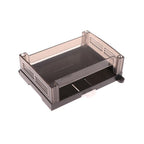 Transparent Plastic Cover for PLC Din Rail Control Box 125x90x40mm