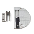 Set of 1 Flat Car Anti-Crease Needle Plate & Feed Dog for Juki DDL-5550, 8300