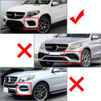 Front Bumper Lip Splitter for Mercedes Benz GLE-Class W166 C292 (2015-2018)