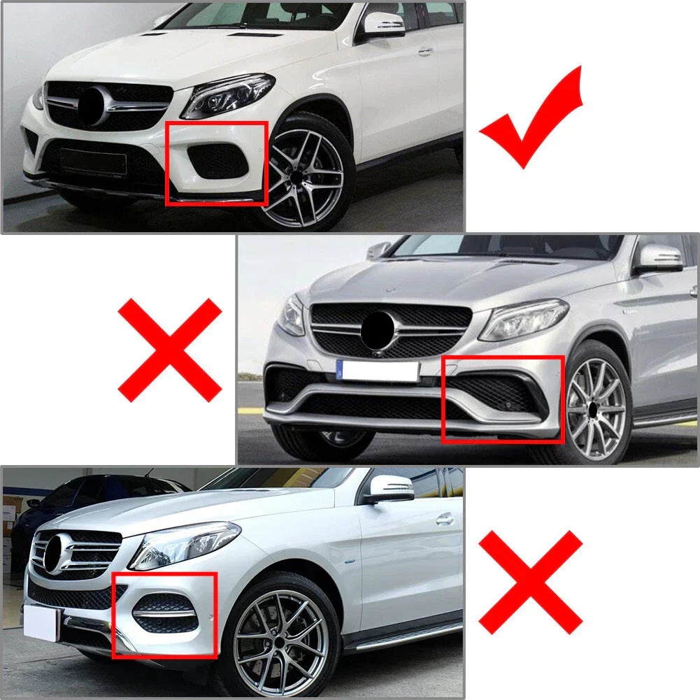 Front Bumper Lip Splitter for Mercedes Benz GLE-Class W166 C292 (2015-2018)