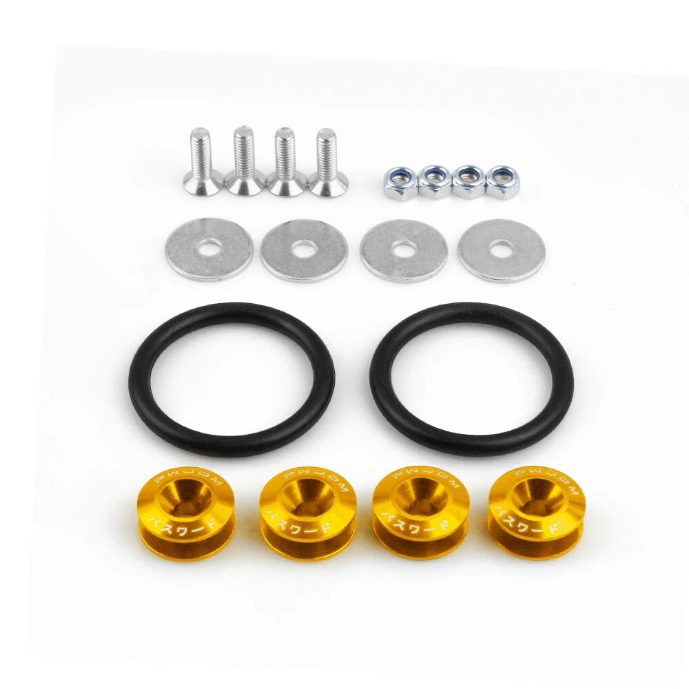 JDM Aluminum Bumper Quick Release Fastener Kit for Racing Car