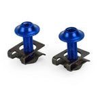 10X Aluminum Fairing Screen M6x20mm Screw Bolts Clips for Motorcycle