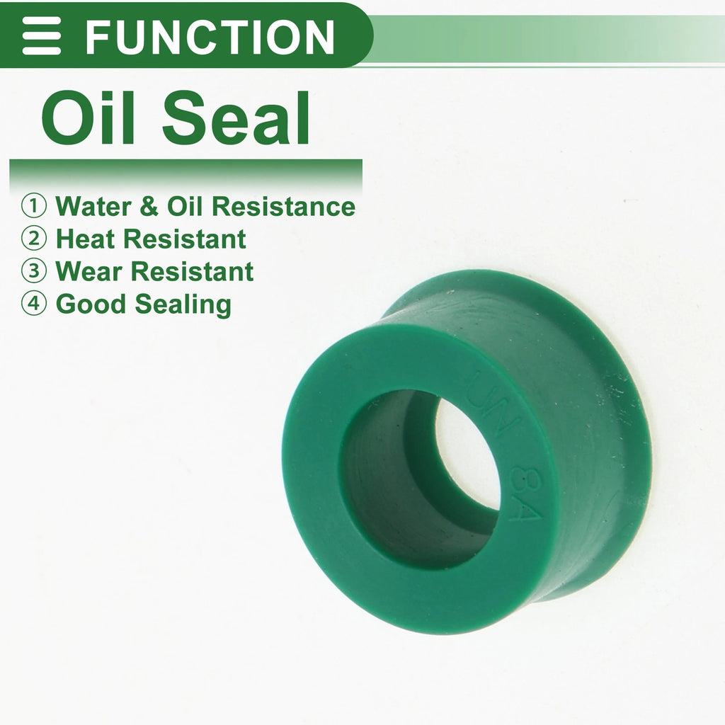 Oil Seal Ring for Various Models (8x15x8mm, TPU, High Pressure, Set of 5)