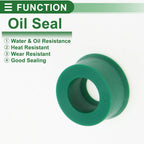 Oil Seal Ring for Various Models (8x15x8mm, TPU, High Pressure, Set of 5)