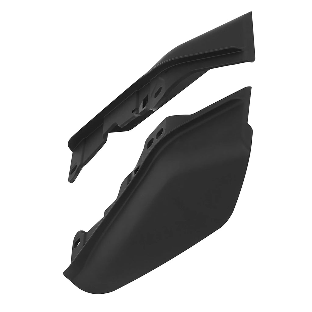 Matte Black Mid-Frame Air Deflectors for Harley Touring (2017–2023)
