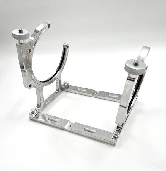 Polished Billet Aluminum NOS Single Bottle Bracket Holder for Universal (All Years)