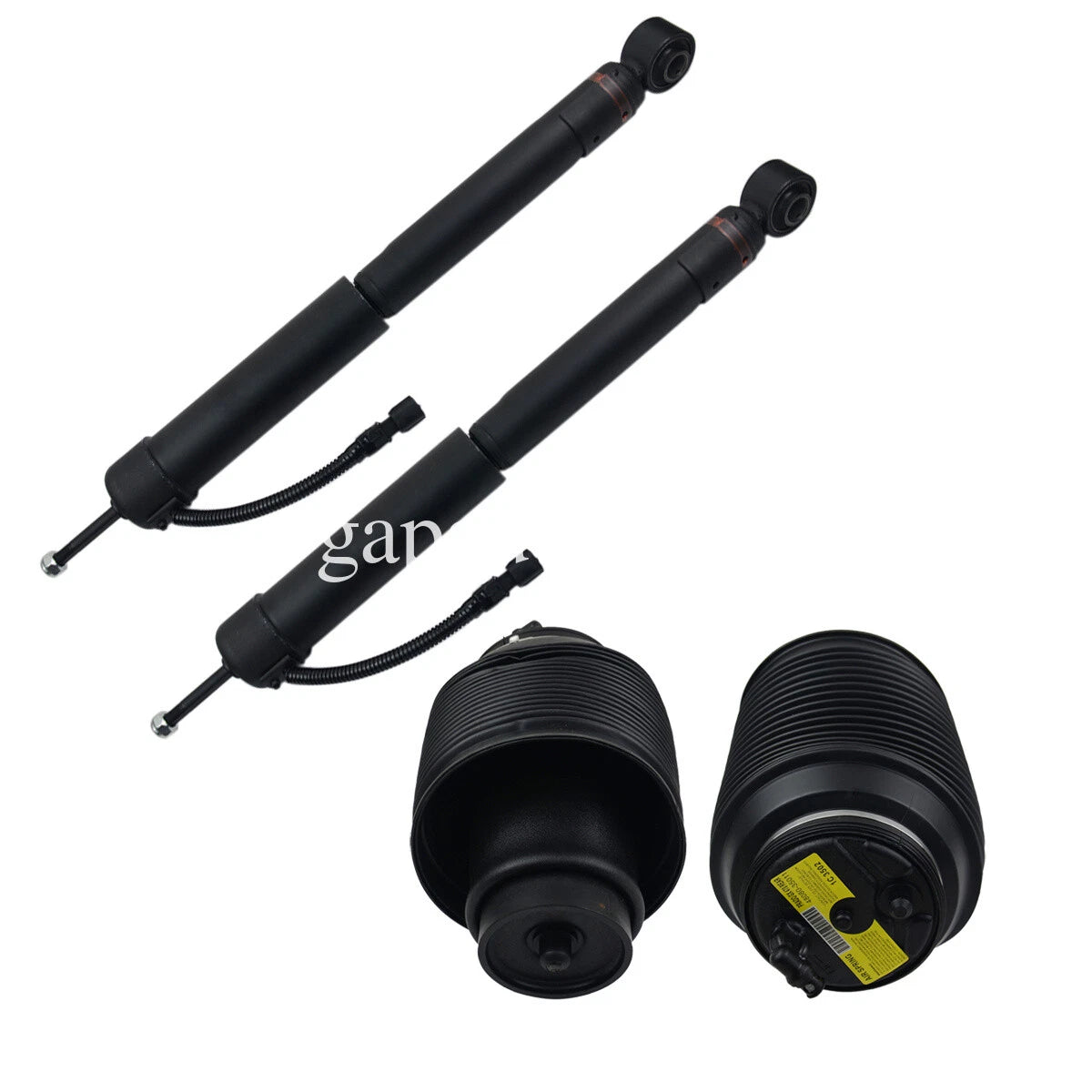 Set of 4 Rear Air Suspension Struts & Springs for Lexus GX470 (2003–2009)