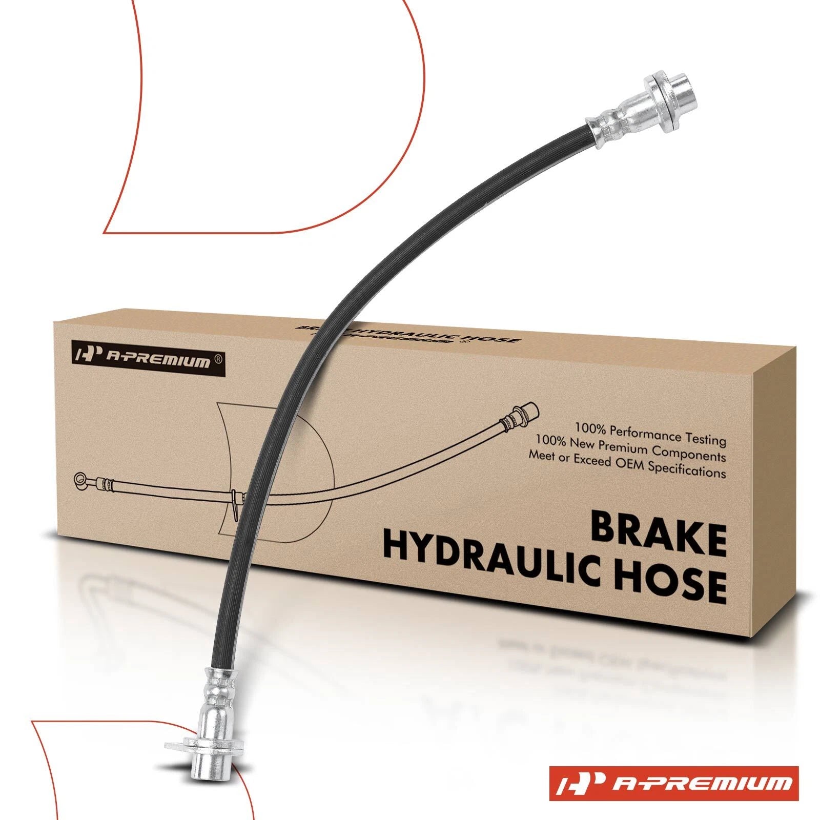 Rear Left Inner Brake Hydraulic Hose for Mitsubishi Outlander (2016)