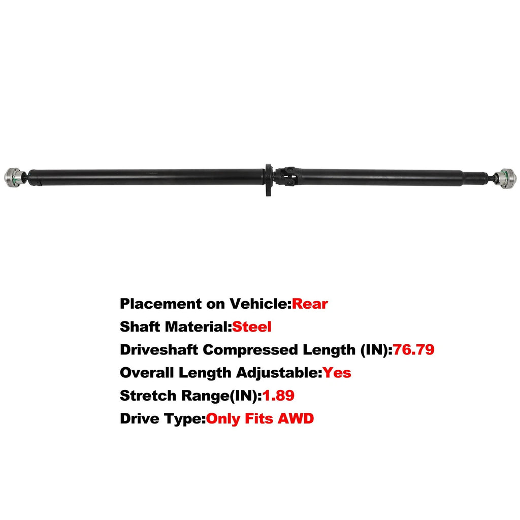 Rear Driveshaft for Ford Escape (2013–2018) & Lincoln MKC (2015–2018) AWD 65-2023