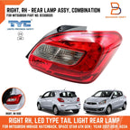 RH LED Tail Lamp for Mitsubishi Mirage Hatchback (2016-2019)