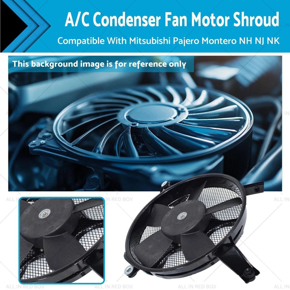 A/C Condenser Fan Motor Shroud for Mitsubishi Pajero Montero (NH-NK)