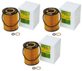 Set of 3 Oil Filters Mann for BMW E60 E63 E64 E65 E66 X5 (2001–2010)