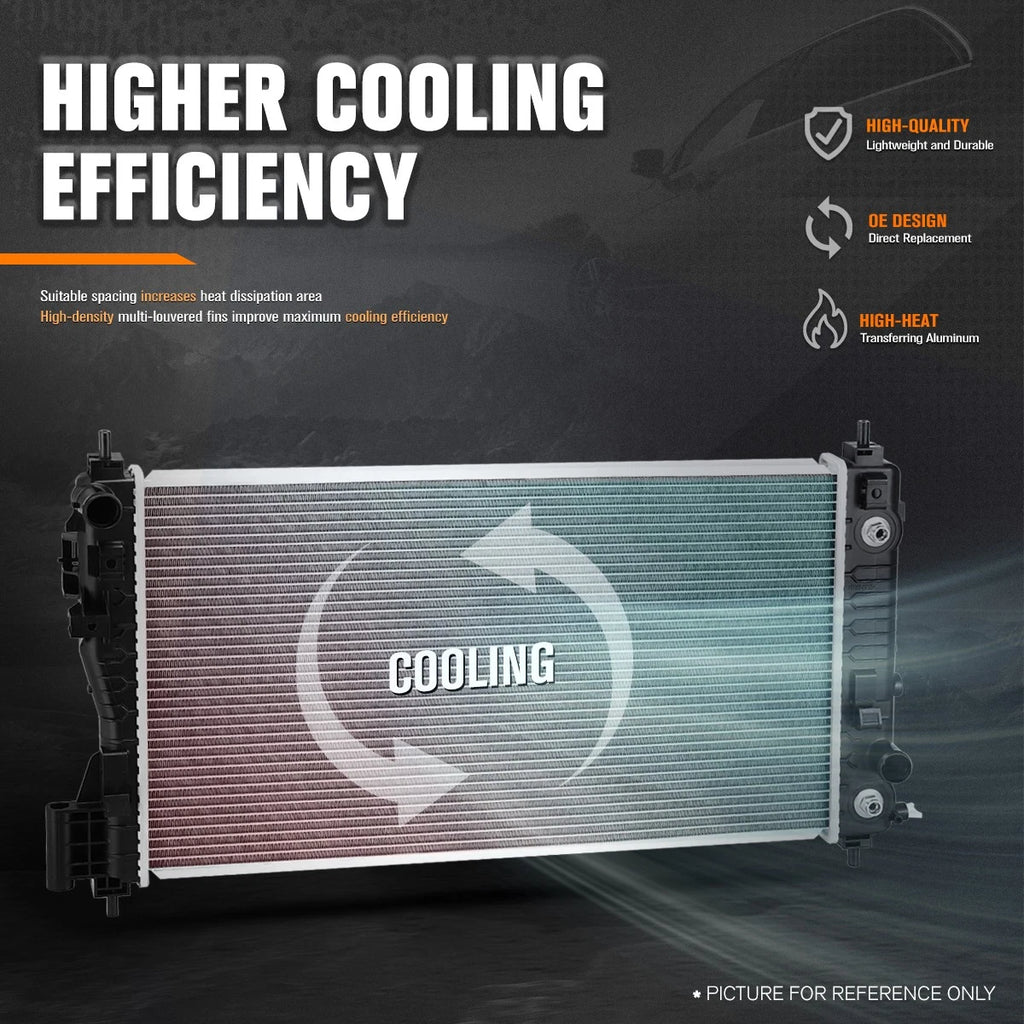 Aluminum Cooling Radiator DPI-13587 for Chevy Impala/Buick Regal (2013–2019)