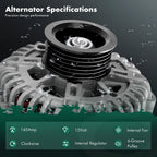 Alternator for Nissan Quest (2004–2009) 23100-5Z000 TG15C026 11018