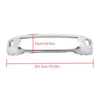 Front Bumper for Toyota Tundra (2007–2013) with Sensor Hole, Steel Chrome