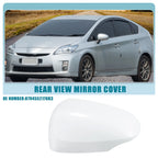 Left Rearview Mirror Cover No. 8794552170B3 for Toyota Prius C (2012–2018) White