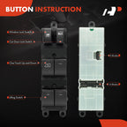 Front Left Power Window Switch for Nissan Sentra (2008-2010)
