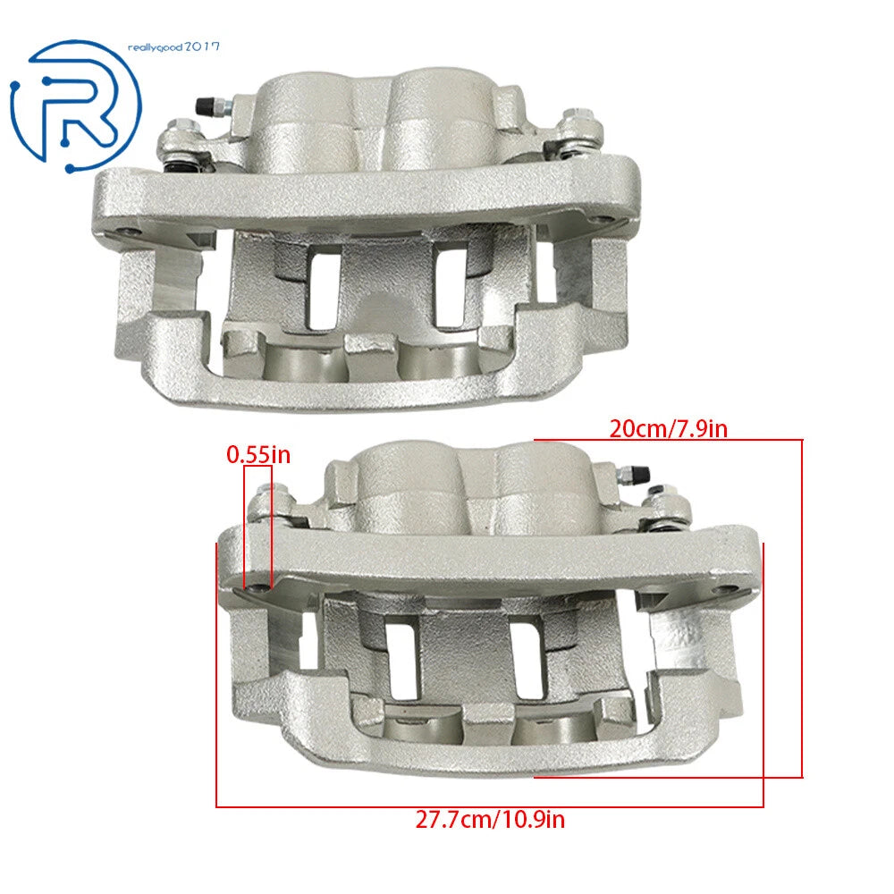 2X Front Brake Calipers for Ford Excursion F-250 F-350 Super Duty (1999–2000)