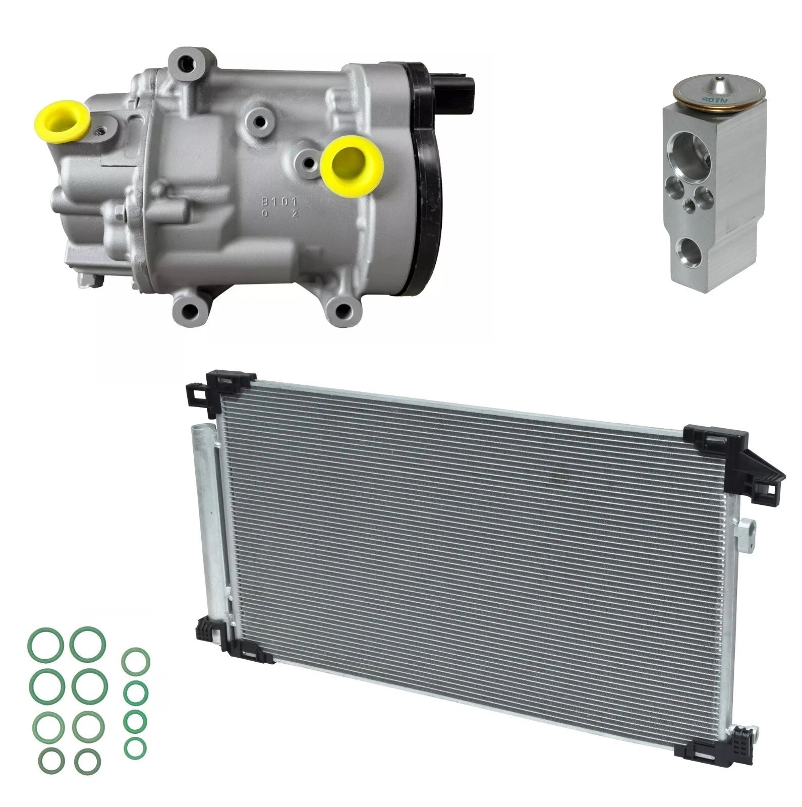 AC Compressor Kit with Condenser for Toyota Prius 1.8L (2021–2024)