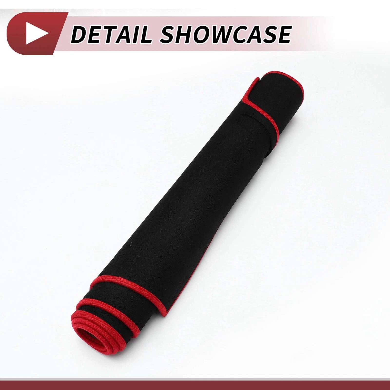 Dashboard Cover Mat for Honda S660 (2015–2023) Sun Protector Black Red
