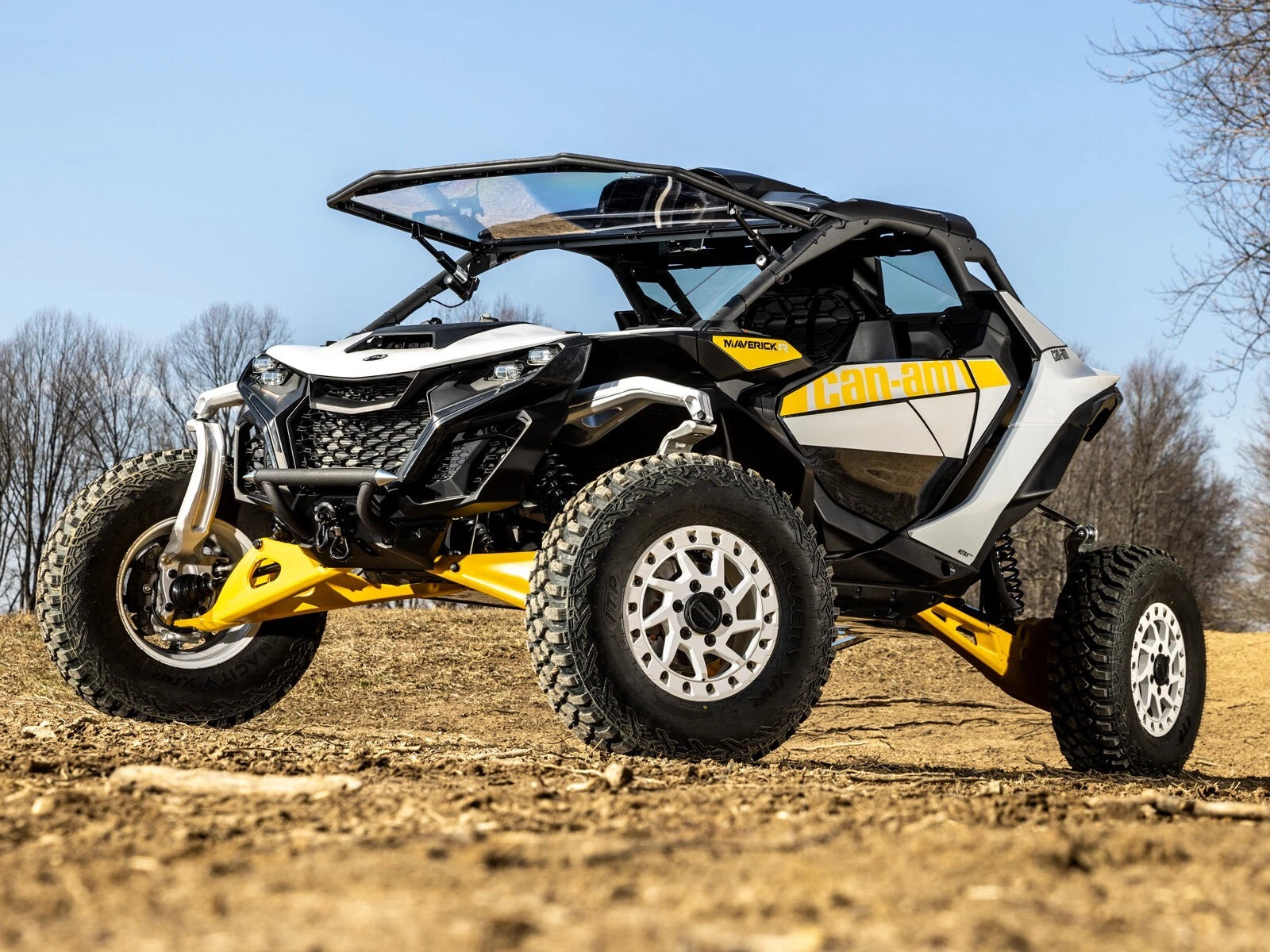 Maxdrive Power Flip Windshield for Can-Am Maverick R (2024–2024)