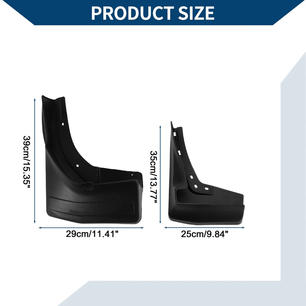 Set of 2 Mud Flaps Splash Guards for Mercedes-Benz GL/GLS (2015–2019)