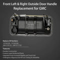 Set of 2 Metal Exterior Door Handles for GMC C/K 1500 2500 3500 Suburban Yukon (1988–2001)