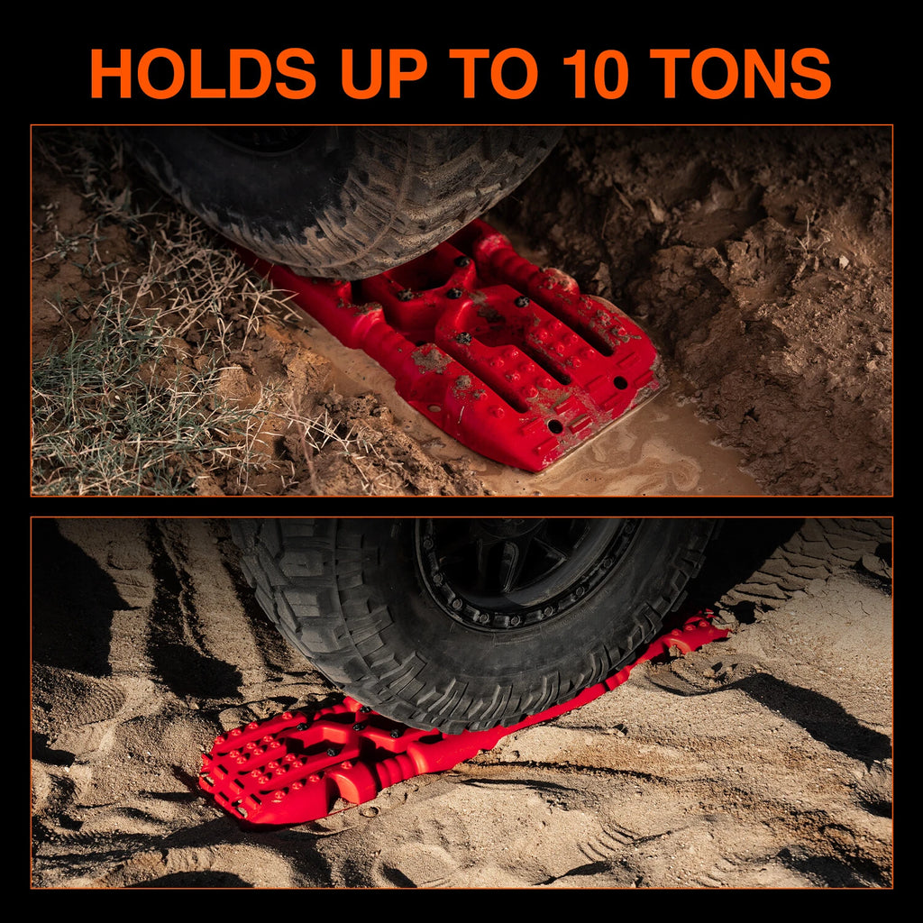 Set of 2 Recovery Tracks for 4WD Off-Road Vehicles (Traction Boards)