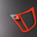 Button Frame Cover Trim Carbon Fiber for BMW F20/21/30/32/34 (2011–2020)