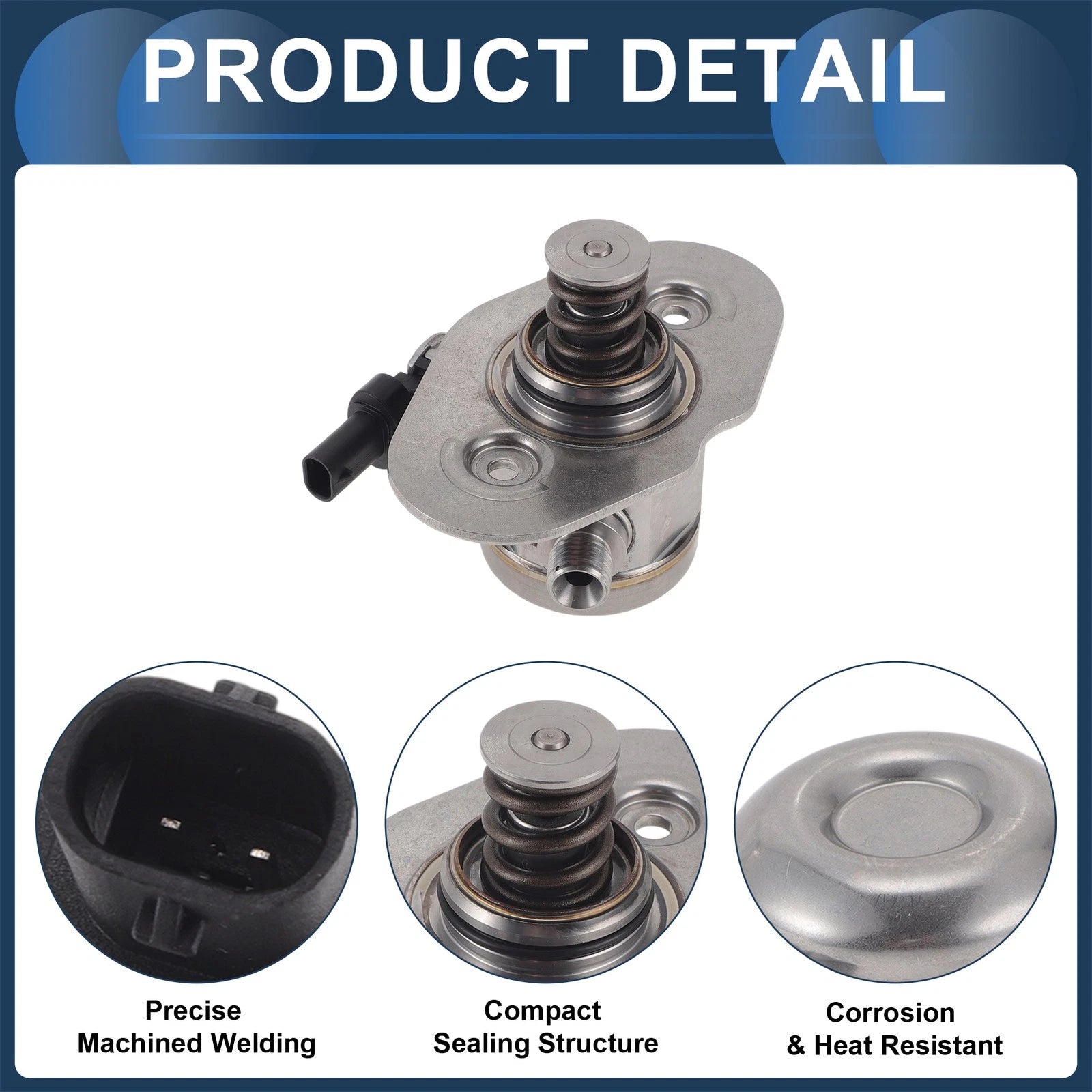 High Pressure Fuel Pump for BMW 330e 330i GT xDrive 340i xDrive (2016–2020) No.13517642466