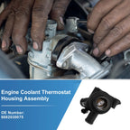 Engine Coolant Thermostat Housing Assembly No.6682030075 for Mercedes W168 (1998–2005)