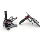 Rearsets Footpegs Pedals for Kawasaki ZX636C ZX-6R Ninja (2005–2006) Titan-color